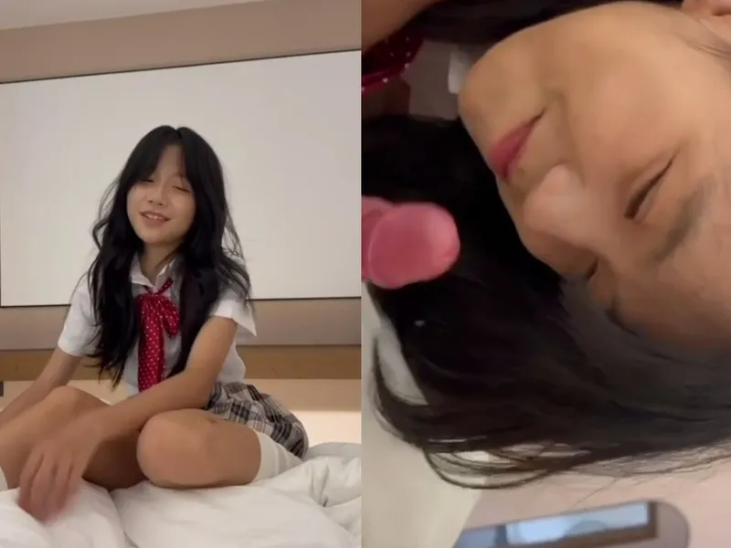Em loli dễ thương mút cây hàng biến em thành con đào dâm dục p1
